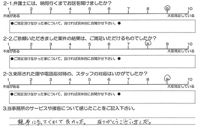 お客様の声